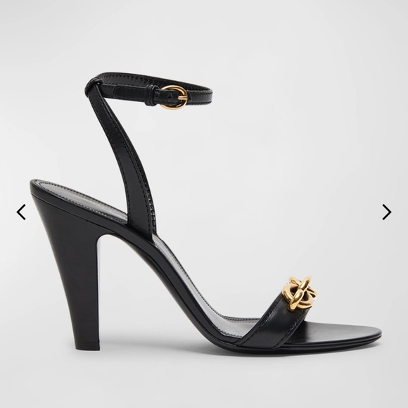 Saint Laurent Maillon Ankle Strap Heels - Picture 3 of 4